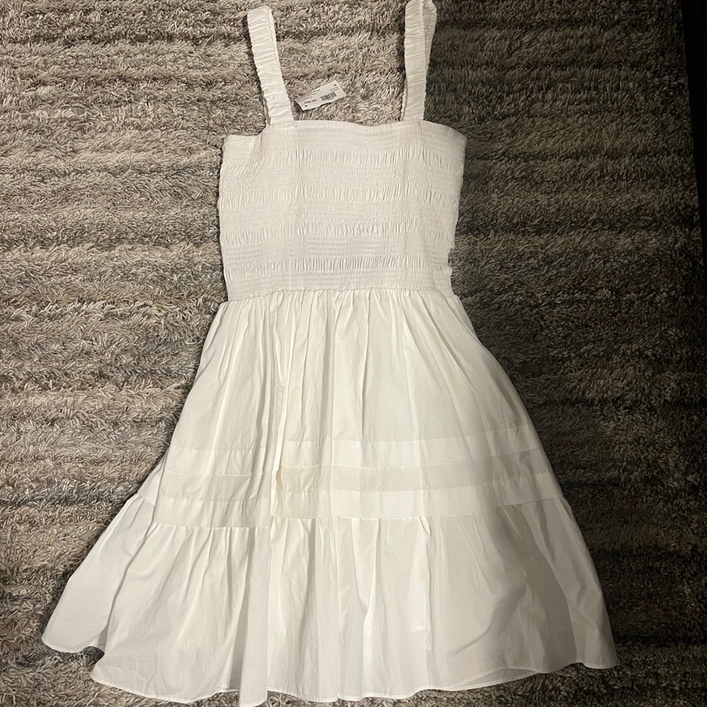 Ruby and Jenna white mini dress